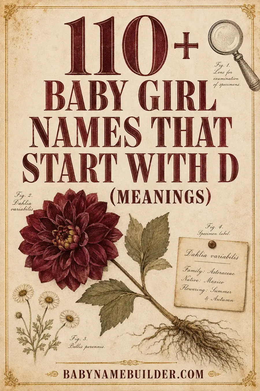 110+ Baby Girl Names That Start With D (Meanings)