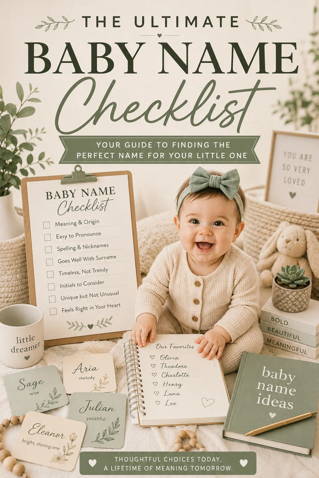 The Ultimate Baby Name Checklist Before You Decide