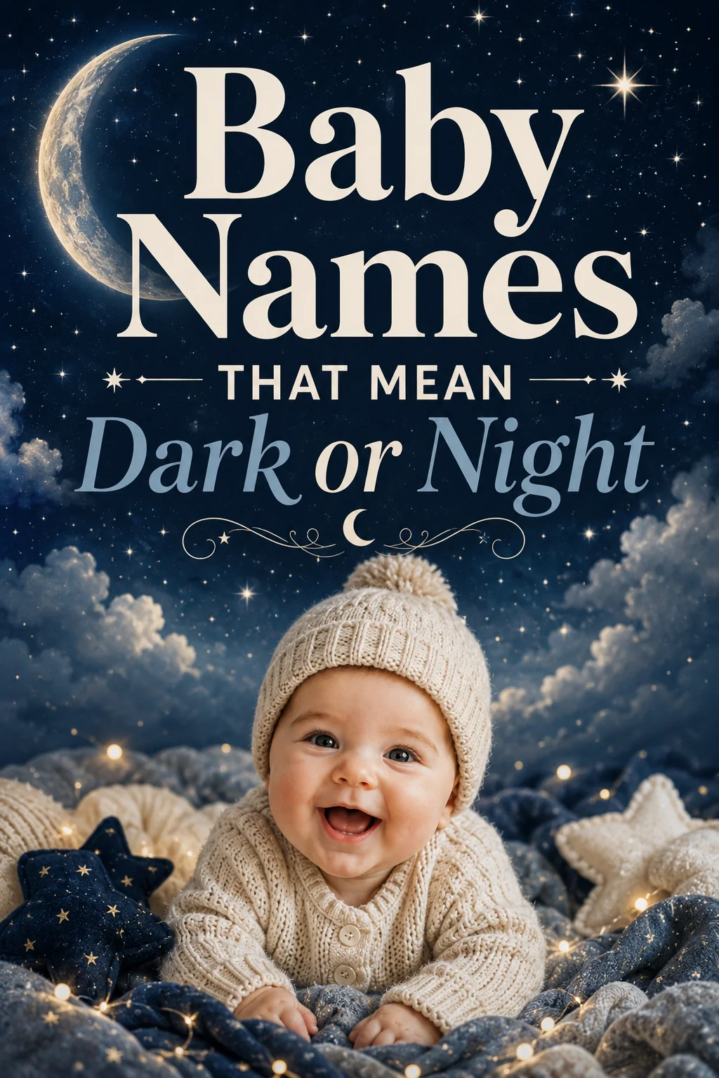 Baby Names That Mean Dark or Night: 35+ Mysterious Picks