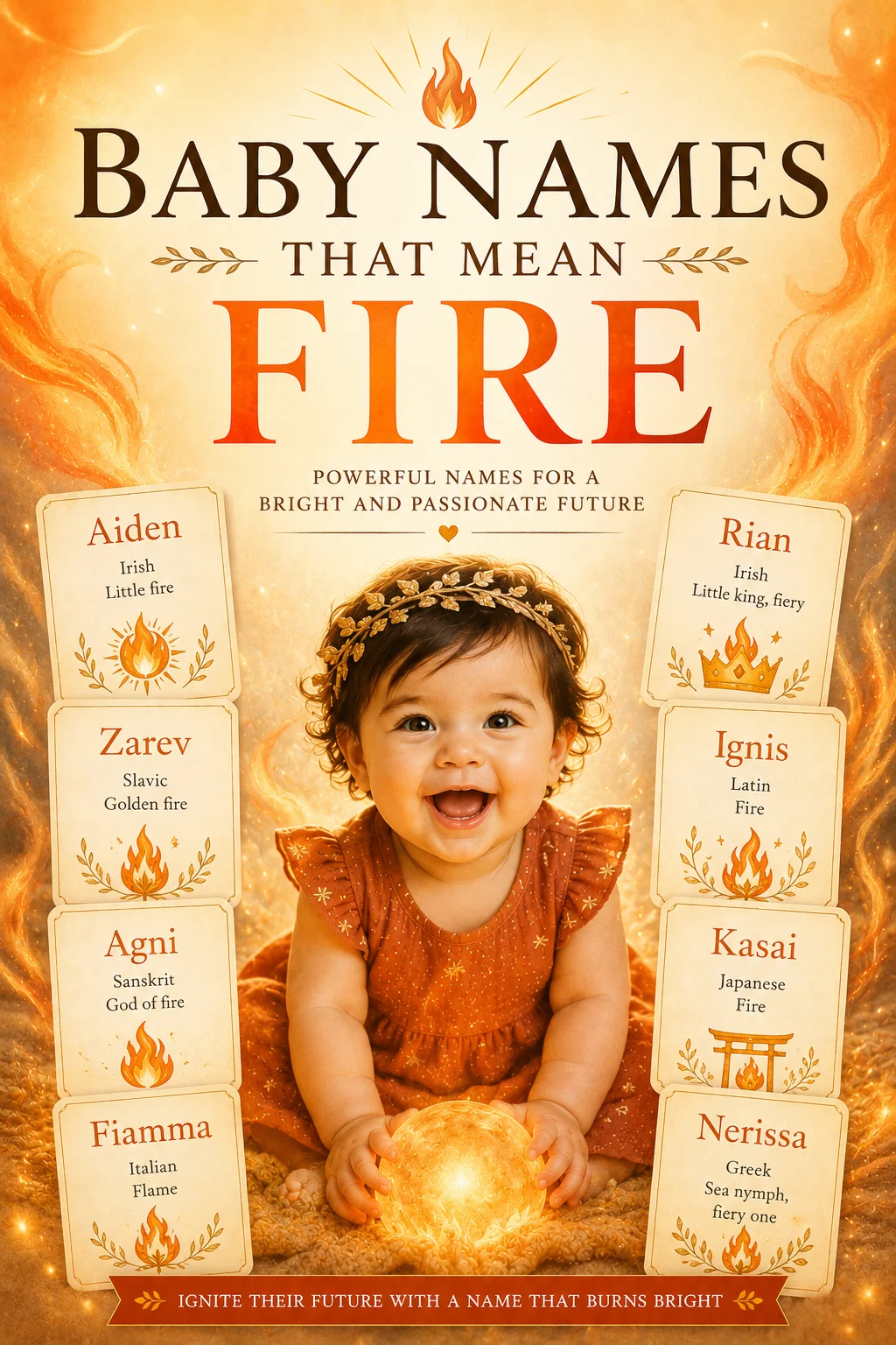 Baby Names That Mean Fire: 40+ Fierce and Passionate Picks