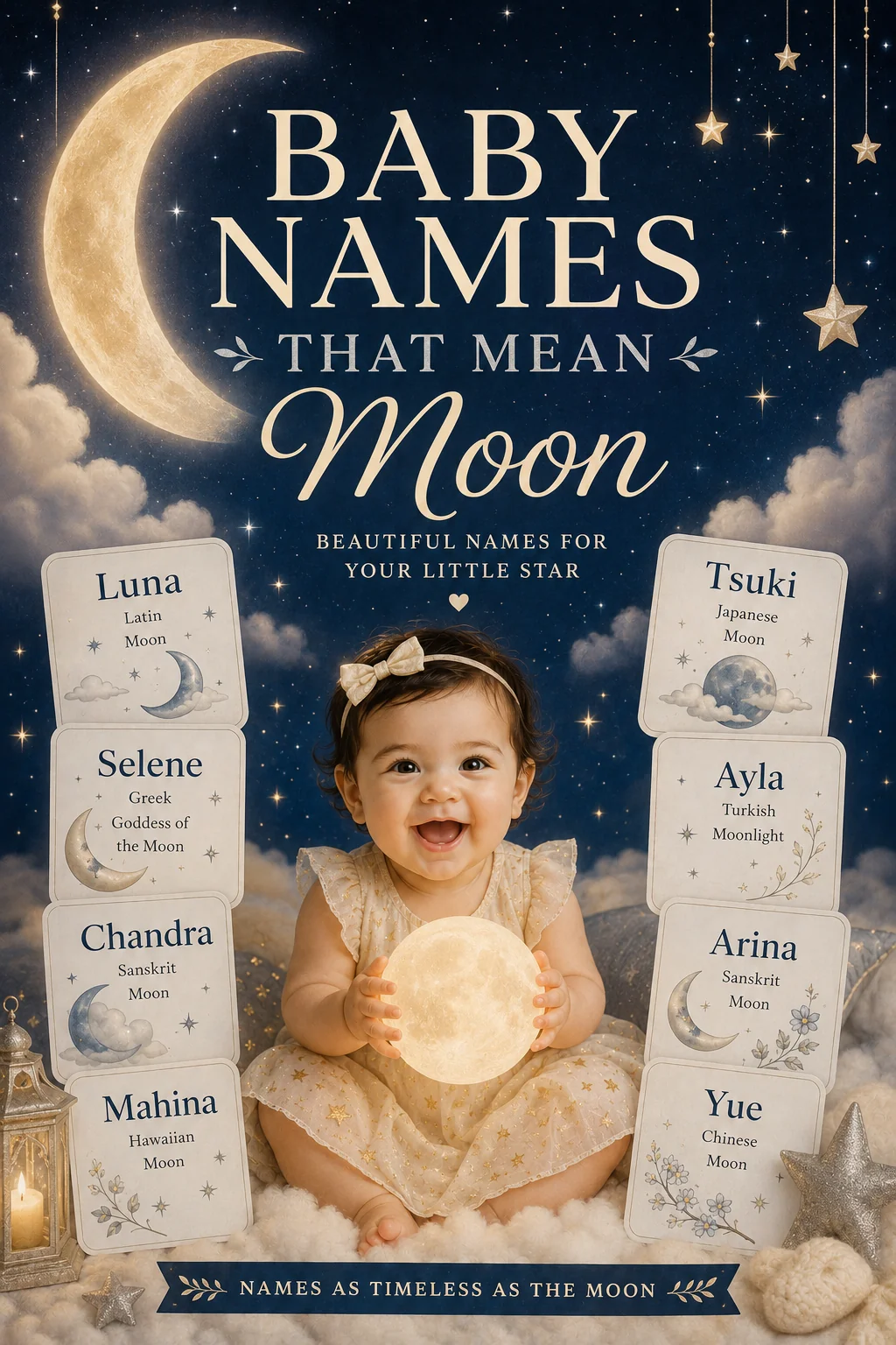 Baby Names That Mean Moon: 40+ Celestial and Mystical Picks