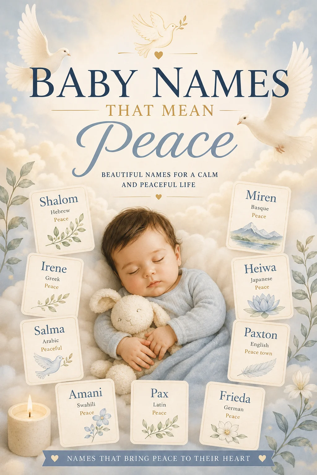 Baby Names That Mean Peace: 45+ Calm and Serene Picks