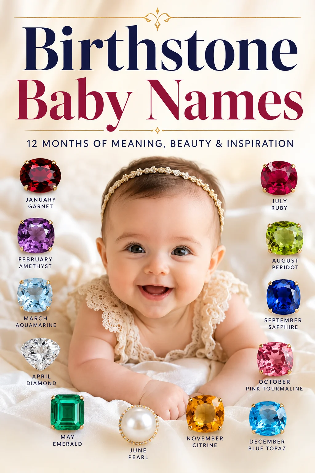 Birthstone Baby Names: Gemstone-Inspired Names for Every Month