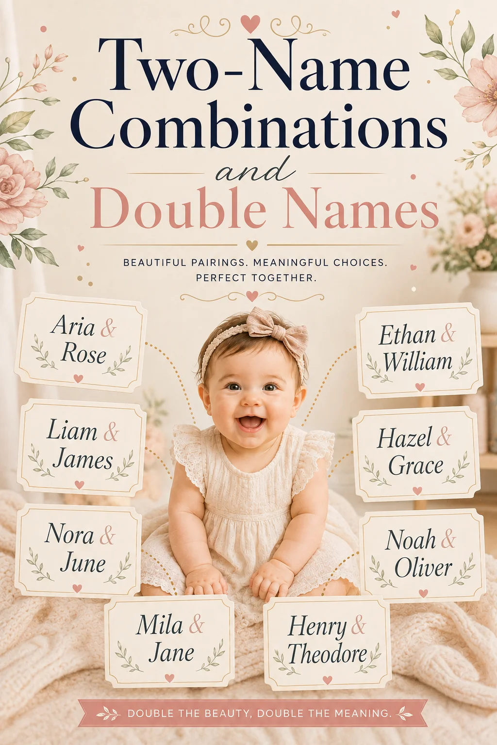 Two-Name Combinations and Double Names (40 Charming Picks)
