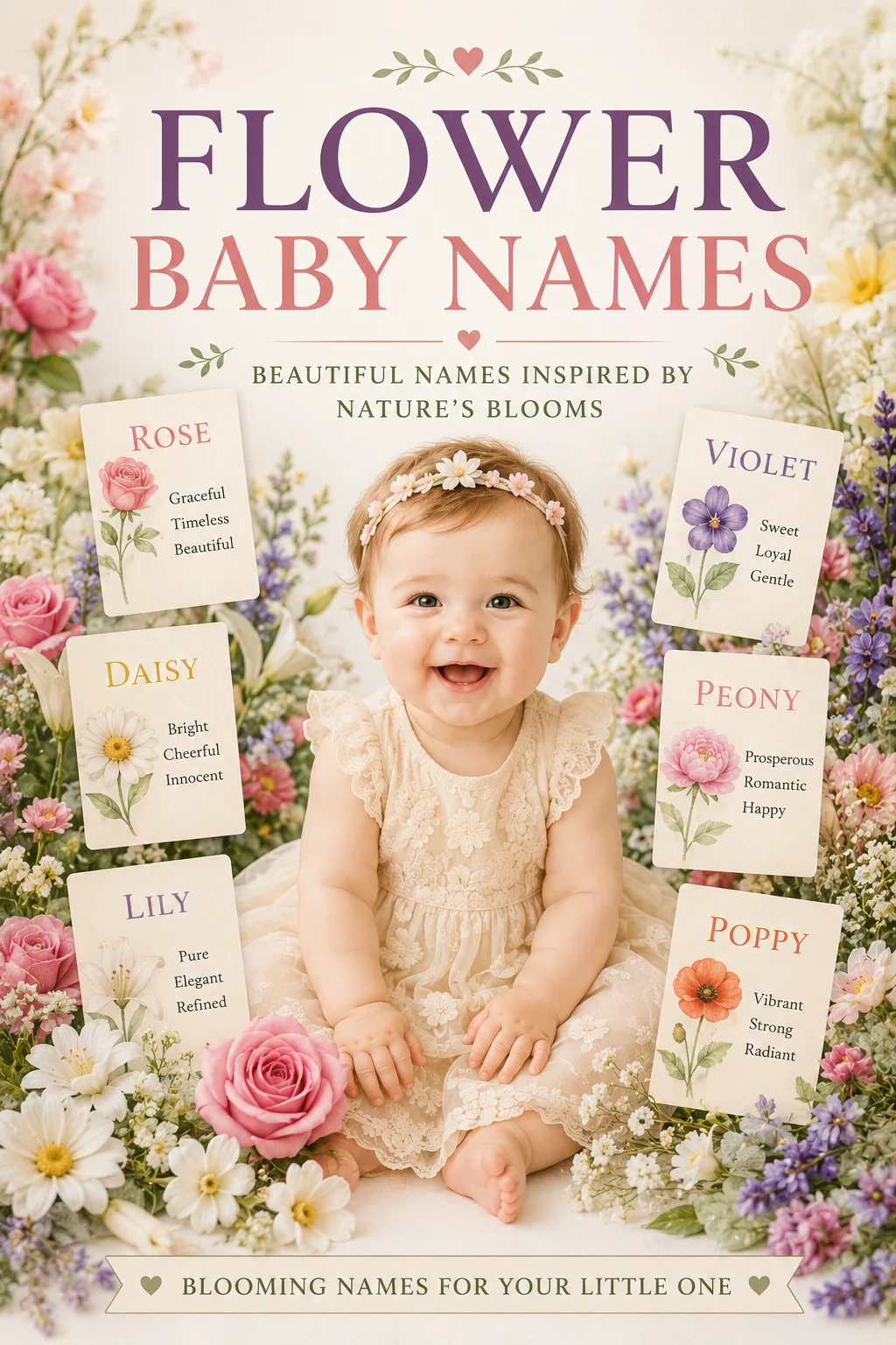 Flower Baby Names: 50 Botanical Names in Full Bloom