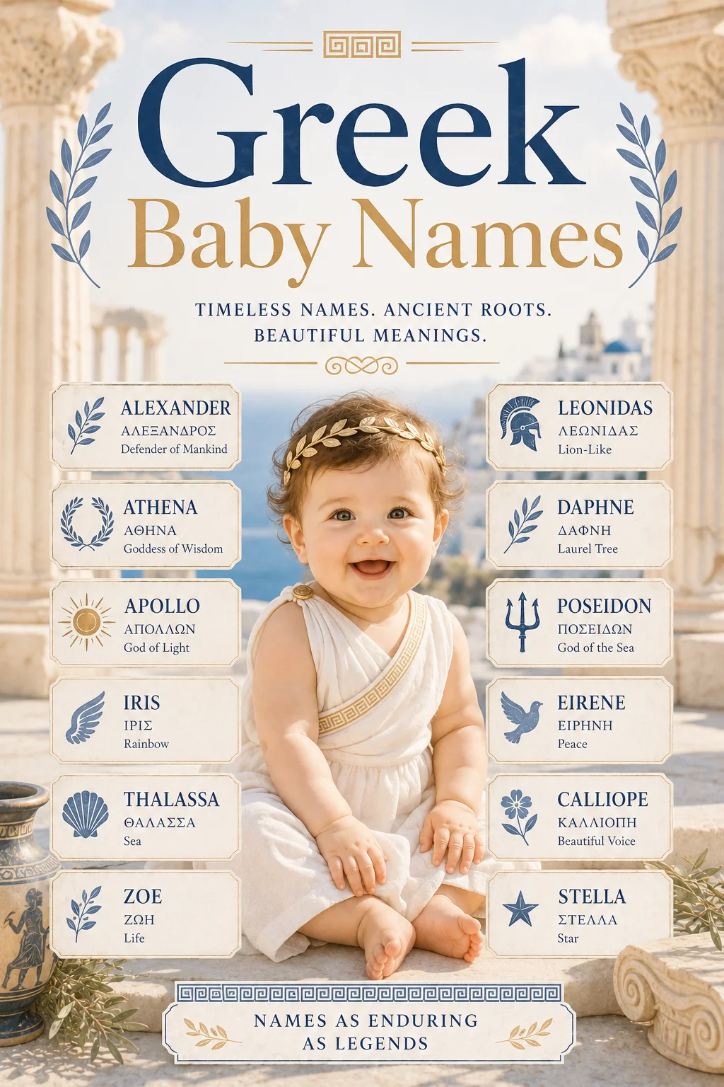 Greek Baby Names: 45 Mythological and Classic Picks