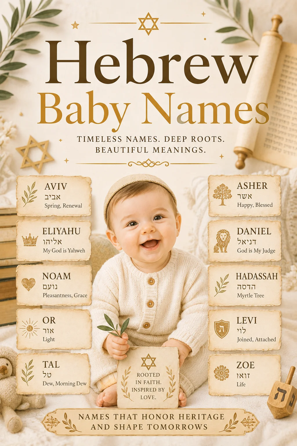 Hebrew Baby Names: 50 Timeless Picks and Their Meanings