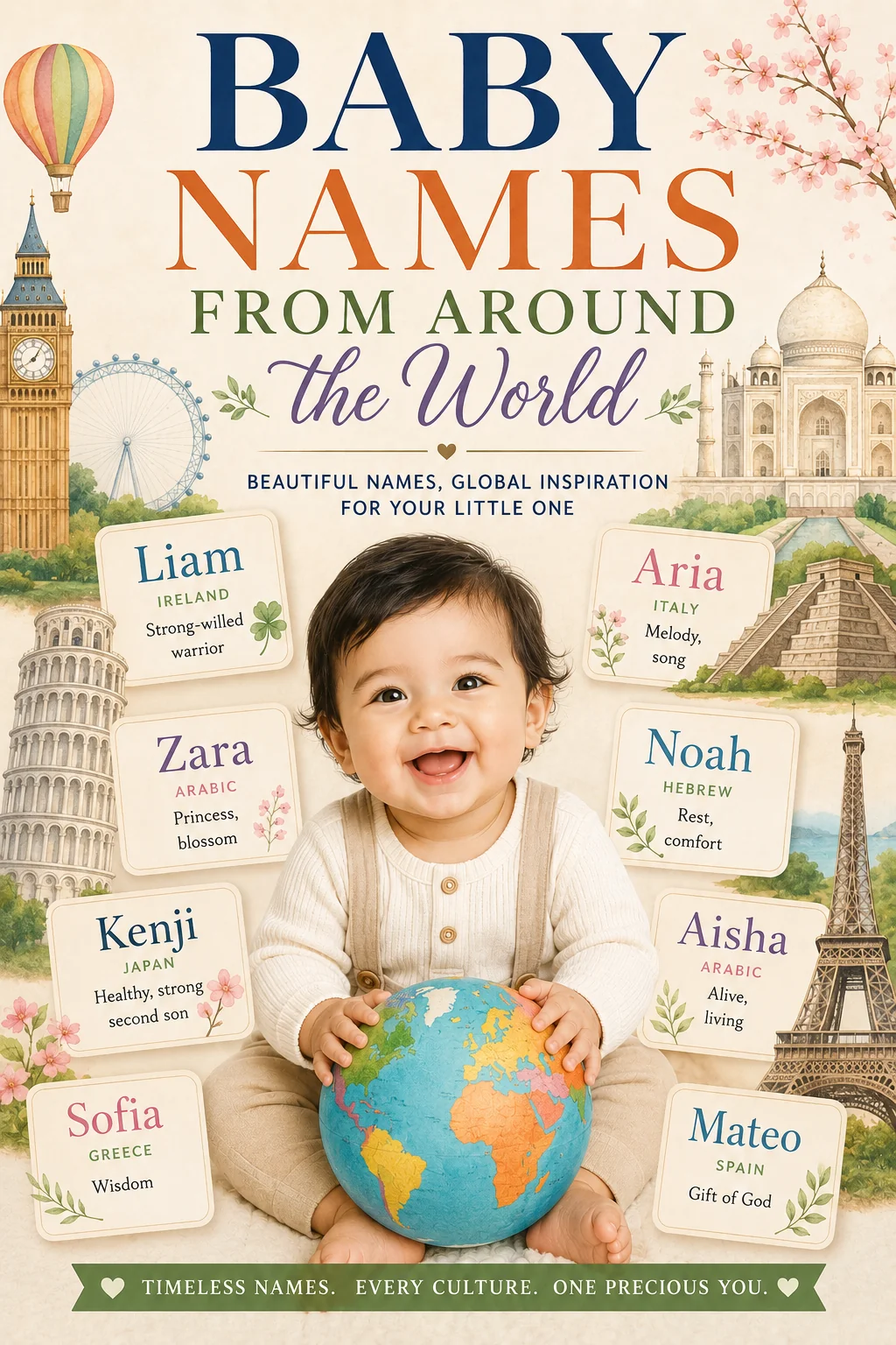 Baby Names From Around the World (50 Global Picks)