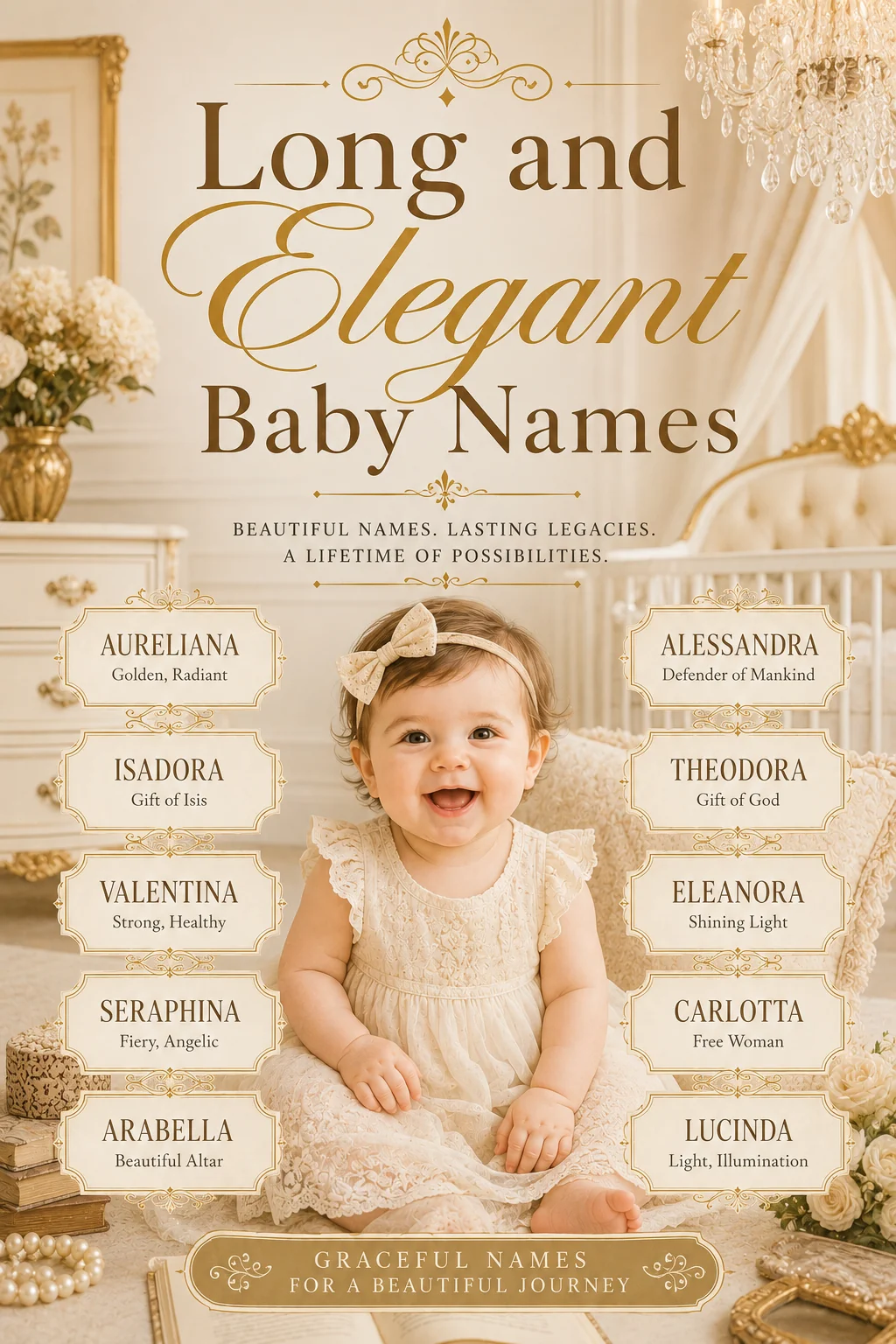 Long and Elegant Baby Names (4+ Syllables)
