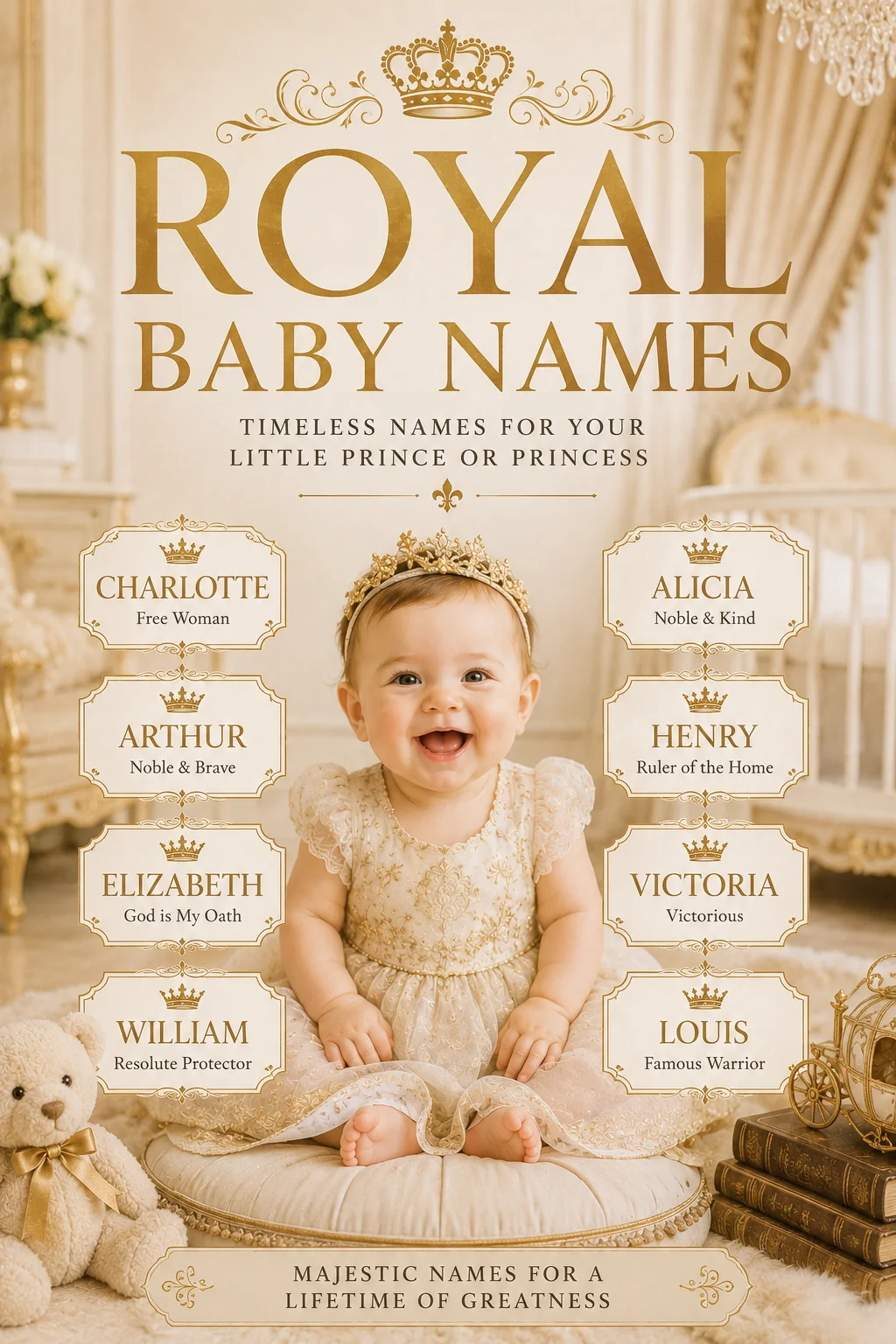 Royal Baby Names Fit for a Prince or Princess