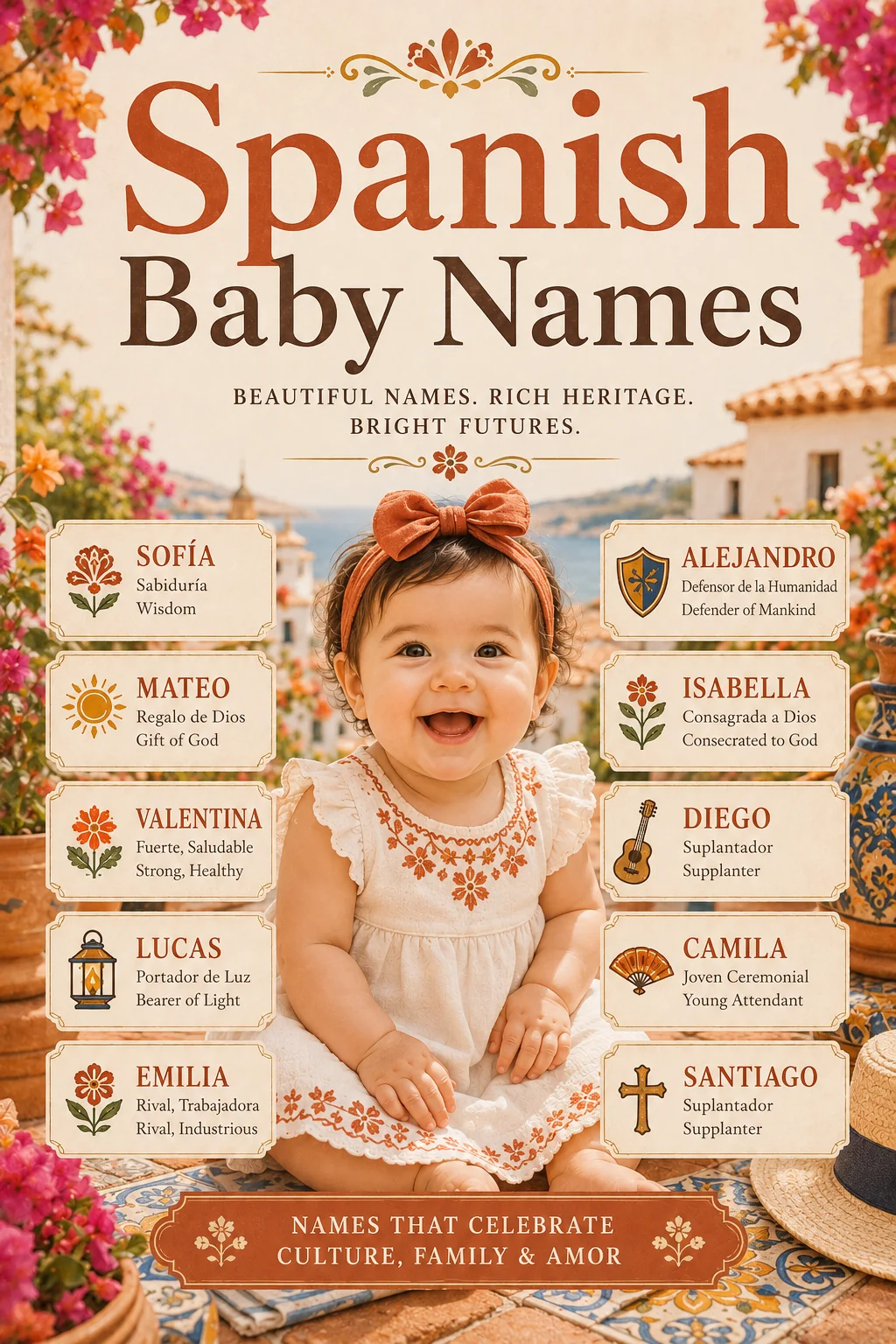 Spanish Baby Names: 50 Beautiful Picks and Their Meanings