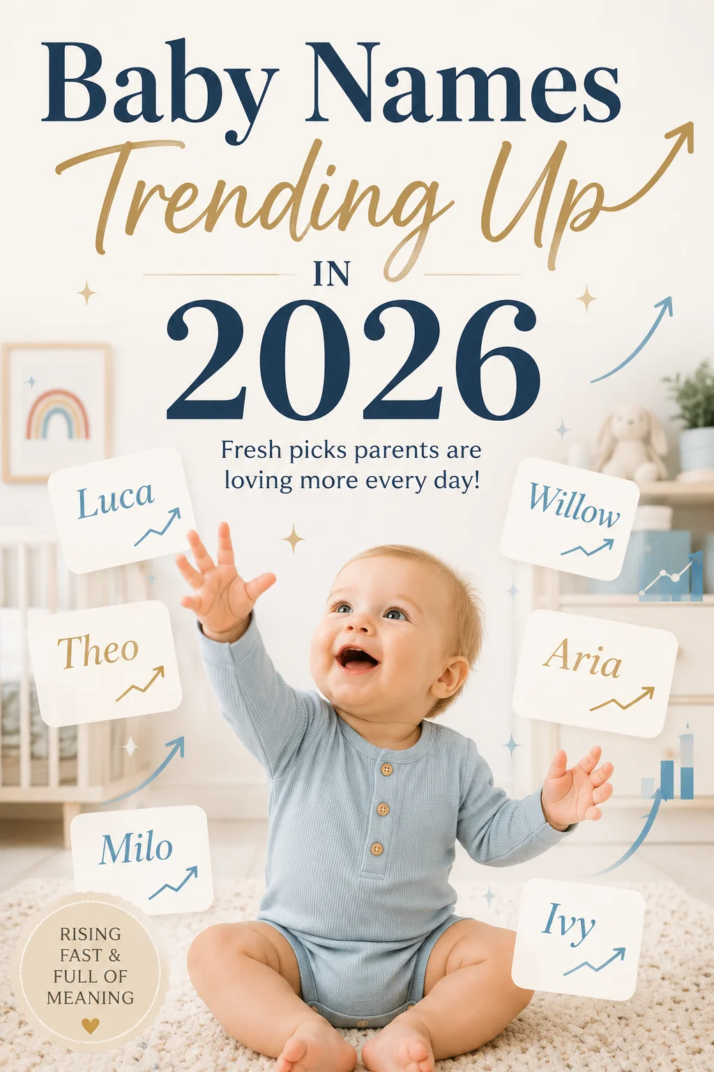 Baby Names Trending Up in 2026: The Ones Rising Fast