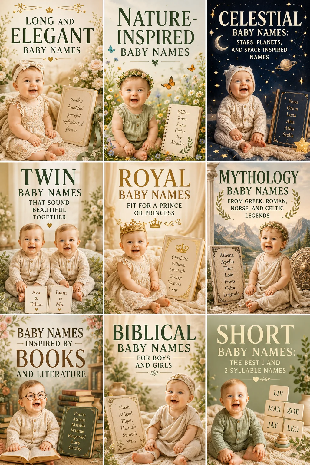 Twin Baby Names That Sound Beautiful Together