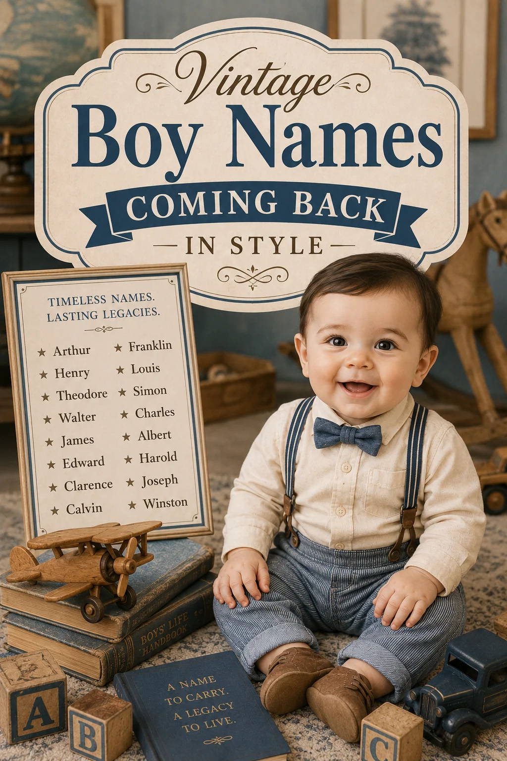 Vintage Boy Names Coming Back in Style (60 Picks)