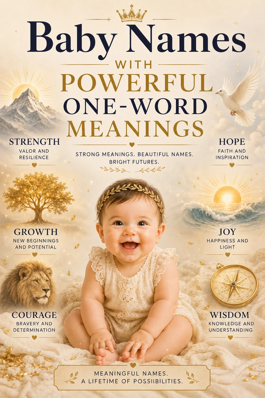 Baby Names With Powerful One-Word Meanings (40 Picks)